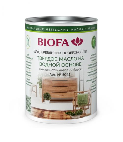 Твердое масло на водной основе шелковисто-матовое